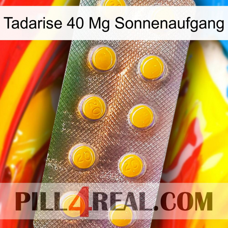 Tadarise 40 Mg Sunrise new11